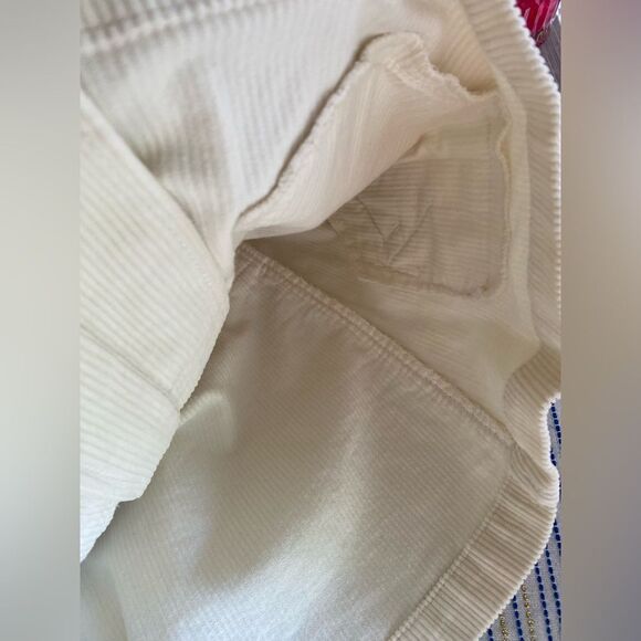 Vintage Ralph Lauren Jacket Rare womens corduroy Ivory Horn Buttons Sz L  NWT - Picture 12 of 16